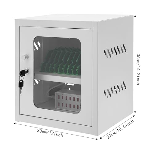 Rechargeable Mobile Phone Charging Cabinet,12 Slots Cell Phones Charging Station Portable Cellphone Charging Cart with Combination Lock, for Students and Employees, Tourists(12-Slots) - size: 12-Slots