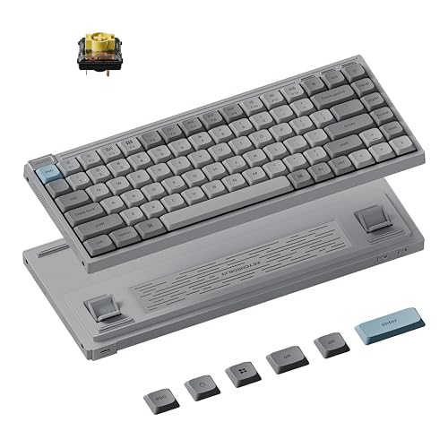 Keychron J9 Ultra 8K Polling Rate Ultra-Slim Wireless (2.4 GHz & Bluetooth) ZMK & Launcher 480-Hr Battery PBT Keycaps with Low-Profile Silent Banana Switches for Mac Windows Linux (Hot-swappable) - color: Hot-swappable Silent Banana Switch