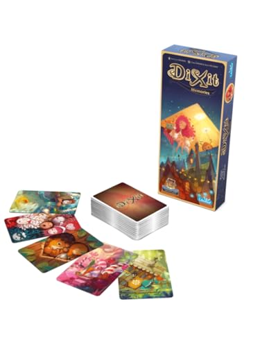 Dixit Memories Board Game EXPANSION - Explore a Fantastical World with 84 Original Art Cards! Creative Storytelling Game for Kids & Adults, Ages 8+, 3-6 Players, 30 Min Playtime, Made by Libellud