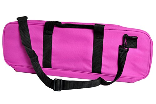 The House of Staunton Deluxe Chess Bag - by US Chess Federation - color: Neon Purple