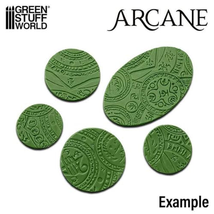 Green Stuff World Rolling Pin Arcane for Modeling and Custom Bases 3411 GSW-3411 0