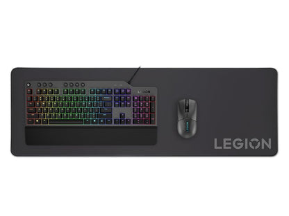 Legion Gaming XL Cloth Mouse Pad, Anti-Fray, Non-Slip, Water-Repellent, GXH0W29068, Black - color: Black, size: 11.8L x 35.4W inches, style: Legion | Cloth