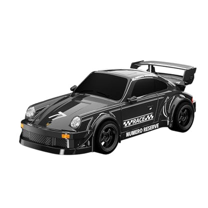 65W Fast Charging Desktop Charger, 3-Port USB-C & USB-A GaN Power Station, Racing Car Design with Intelligent Power Allocation, Compatible with iPhone, Android, iPad, Laptop & Earbuds (Black) - color: Black