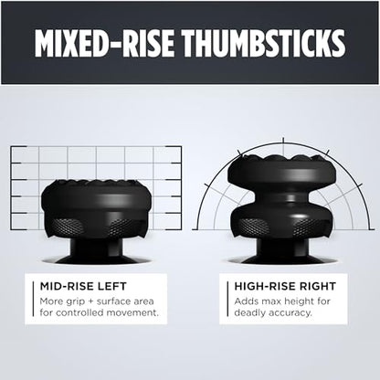 KontrolFreek FPS Freek Galaxy Black for Xbox One and Xbox Series X Controller | 2 Performance Thumbsticks | 1 High-Rise, 1 Mid-Rise | Black (Limited Edition)