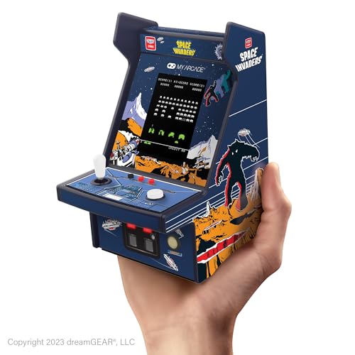My Arcade Space Invaders Micro Player Pro: Retro Games, 6.75" Arcade Machine, Retro Gaming - style: Space Invaders