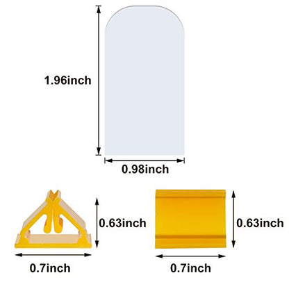 Blulu 60 Set Multicolor Game Card Stands DIY Board Game Pieces with Blank Board for Party Favor Group Play Tabletop RPG Scenes