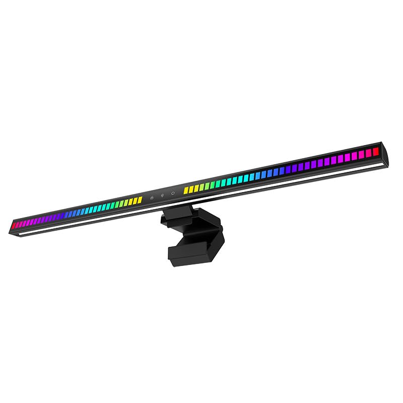 19.6IN SmartSync RGB Gaming Light Bar - USB-C Monitor Backlight with Anti-Glare Design, Sound-Sync Modes, 5 Color Temperatures & 1H Timer for Office/Streaming