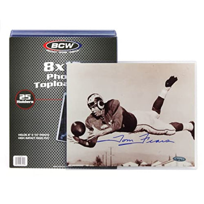 BCW 8x10 Toploader Holder - 25 Count | Rigid PVC, Non-Toxic, Crystal Clear Photocard Sleeves| 8x10 Plastic Sleeves for Prints | Hard Plastic Top Loader Sheet Protectors to Showcase Pictures
