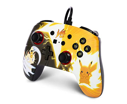 PowerA Enhanced Wired Controller for Nintendo Switch - Pokémon: Pikachu vs. Meowth - color: Pikachu vs. Meowth