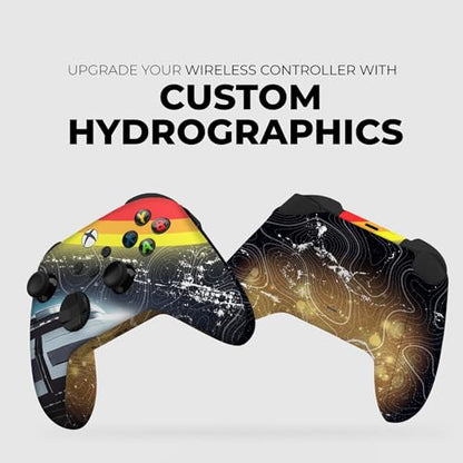 DreamController Cosmic Voyagger Custom X-box Controller Wireless compatible with X-box One/Series X/S Proudly Customized in USA I Permanent HYDRODIP Print(NOT JUST A SKIN)(MODDED) - color: Cosmic Voyageer, size: Modded - Front & Back Print