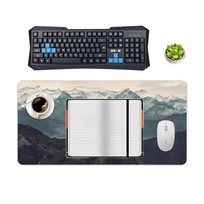 Gaming Mouse Pad, Mountain Fog Mouse Pad Large Extended Computer Mouse Mat Keyboard Full Desk Mousepad for Gaming, Office, Home 11.8x23.6 Inch - color: style-1, size: 11.8 x23.6-Inch
