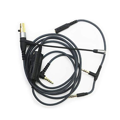 Boom Microphone Cable Compatible with Headphones AKG K240, K240S, K240MK II, Q701, K702, K271s, K271 MKII, Boompro Gaming Mic Compatible with Controller PlayStation PS4 or Xbox One, PC (150CM)