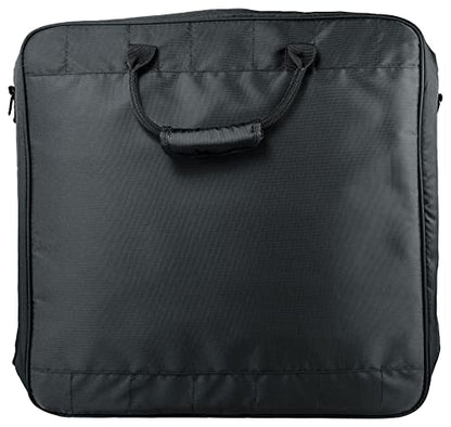 Rockville MB2020 DJ Mixer Controller Gig Bag Case 20.5" x 20.5" x 6" | 11mm Foam Padding, Laptop Pocket, YKK Zippers, Rainproof Nylon, Shoulder Strap, Rubber Feet