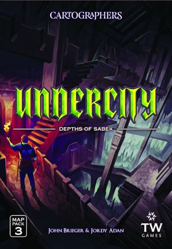 Cartographers: Map Pack 3, Undercity| Expansion for The Award-Winning Game of Map Drawing | Strategy Flip and Write Fantasy Board Game | Ages 10+ | Family Game for 1-75 Players by Thunderworks Games - style: Pack 3