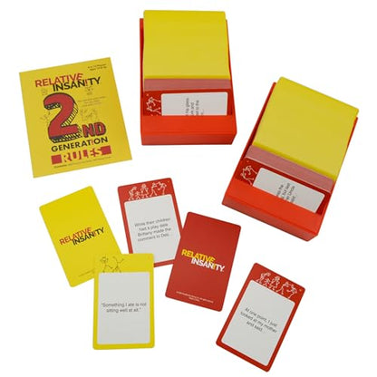 Relative Insanity by Jeff Foxworthy - Multi-Player Card Games for Family Night, Ages 14+ - style: 2nd Gen