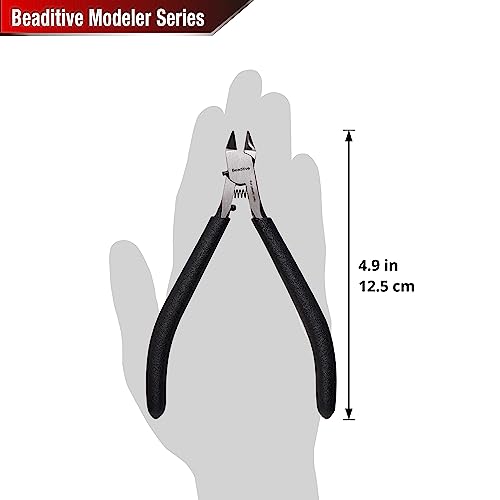 Beaditive Single Blade Nipper for Plastic Model - Plastic Sprue Cutter - Gunpla, Gundam Model, Scale Model Building - style: Straight