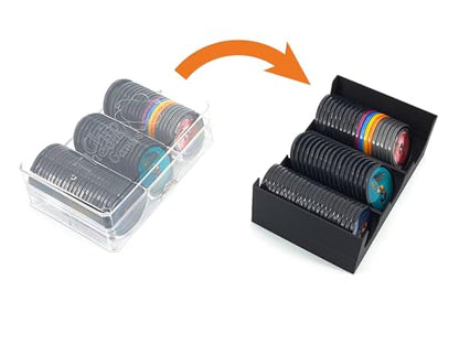 Board Game Insert for Too Many Bones - Splice & Dice - incl. Chip Trays - color: Black, size: #08 - Splice & Dice - inkl. Chip Trays