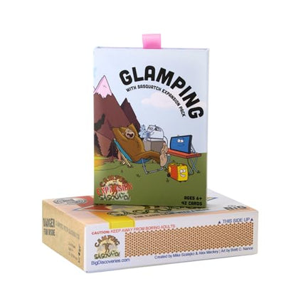Camping with Sasquatch by Big Discoveries - A Family Card Game with a Roar! | Fun Rummy Meets Slapjack Card Games for Kids, Teens, Adults, and Families (Bundle: Camping with Sasquatch + Expansion) - style: Bundle: Camping with Sasquatch + Expansion