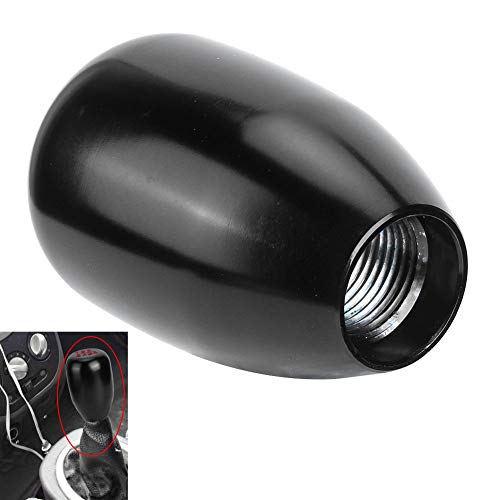 Dweekiy Gear Shift Knob,Car Universal Modification Manual Knob Gear Shift Head Shifter 6 Speed(Black) - color: Black