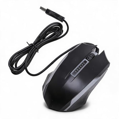 Zyyini Computer Mouse Wired, USB Wired Mouse with 4.9ft Cable 1200 DPI Sensitive Comfortable Grip RGB Optical Computer Mouse Right or Left Hand Use for Laptop, Chromebook, PC, Desktop,
