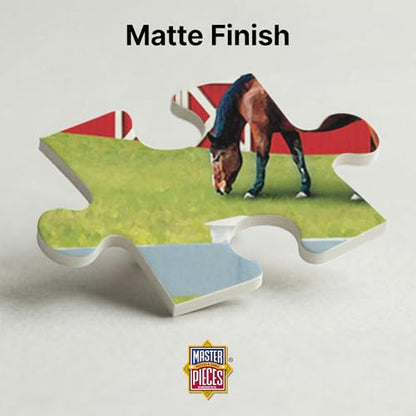 MasterPieces - 300 Piece Jigsaw Puzzle, Large EZ Grip Shapes, Rolling Pastures, Fun for Adults, Seniors, Family, Kids, Non-Glare Finish, 18"x24" - size: 300 Piece