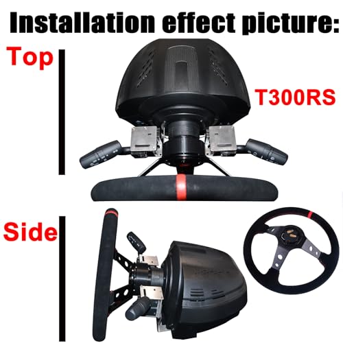 Obokidlyamor Simulator Turn Signal Wiper Light Combination Switch for For Thrustmaster T300RS /GT/Integral+Sude Steering Wheel +Adapter(For T300RS /GT/Ferrari Integral+Steering Wheel) - size: For T300RS /GT/ Ferrari Integral+Steering Wheel
