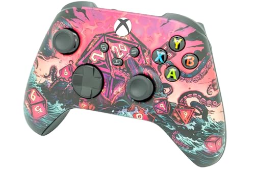 Wireless Custom Controller Compatible with PC, Windows 10+, Series X/S & One (Series X/S Colorful Squid) - color: Series X/S Colorful Squid
