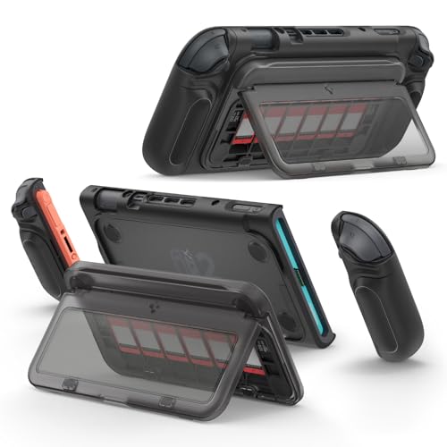 Spigen Snap Switch for Nintendo Swsitch 2 Case (2025) | Detachable Magnetic Game Card Storage, Any-Angle Kickstand, Detachable Joy-Con, PC+TPU Dual Layer, Ergonomic Grip
