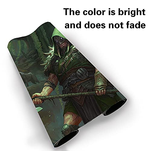 Board Game MTG Playmat Games Size 60X35 cm CCG Compatible for MTG CCG RPG Trading Card Game (GARRUK, Cursed Huntsman) - color: Garruk, Cursed Huntsman