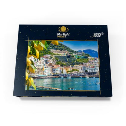 MyPuzzle Panoramic View of Beautiful Amalfi On Hills Leading Down to The Coast, Campania, Italy - Premium 1000 Piece Jigsaw Puzzle for Adults - size: 1000 Pieces
