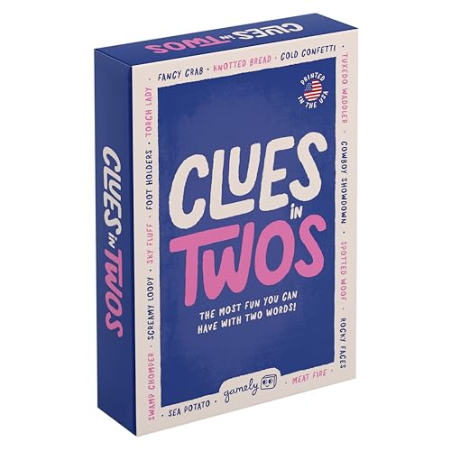 Clues in Twos | The Most Fun You can Have with Two Words! | A Family Friendly Party Game Perfect for Teens & Adults | Age 12+ | 2-8 Players (Classic Edition)