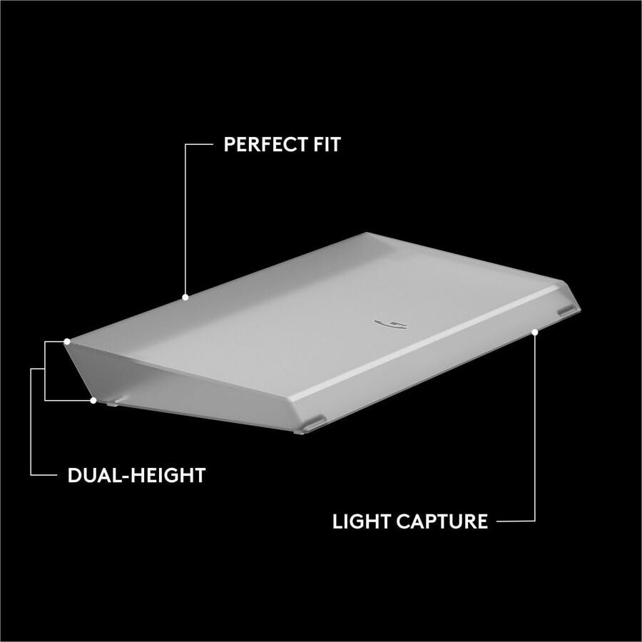 Logitech G512 X Palm Rest 98 | Compatible only with G512 X 98 keyboards, Semi-Transparent Opaque Acrylic Wrist Rest, RGB Amplifying Diffuser Design - size: 98 percent