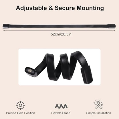 3.62" 92mm Mesh Grills with Flexible Bracket and 3Pin 4Pin USB Adapter | for Idle 3Pin/4Pin 92mm PC Fan, for Enhanced Airflow, PC Workspace Cooling, Grow Tent Aquarium Plant Light Succulent Plants - size: 92×92mm