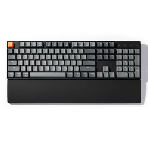 Ergonomic Silicone Wrist Rest for Keychron K10 / K10 Version 2 / C2 / C2 Pro,17.13" Honeycomb Non-Slip Palm Rest, 100% Full-Sized Mechanical Keyboards Support with Typing Pain Relief - color: Black, size: 17.13"- Full Size - K10 / C2 / C2 Pro