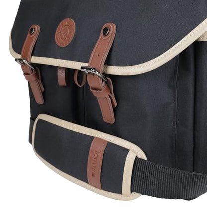 ENHANCE Designer Edition DnD Bag - RPG Player's Dungeons and Dragons Messenger Bag Fits Player's Handbook, Binders, Dice - color: Black
