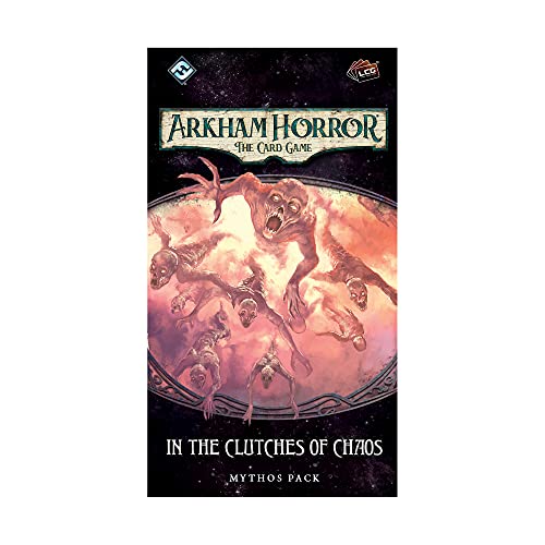 Arkham Horror The Card Game In the Clutches of Chaos MYTHOS PACK - Battle Reality-Bending Breaches! Cooperative Living Card Game, Ages 14+, 1-4 Players, 1-2 Hour Playtime, Made by Fantasy Flight Games - style: In the Clutches of Chaos