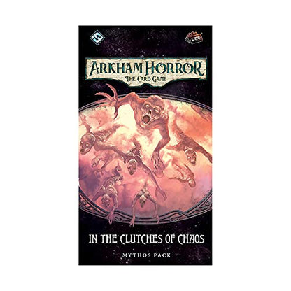 Arkham Horror The Card Game In the Clutches of Chaos MYTHOS PACK - Battle Reality-Bending Breaches! Cooperative Living Card Game, Ages 14+, 1-4 Players, 1-2 Hour Playtime, Made by Fantasy Flight Games - style: In the Clutches of Chaos