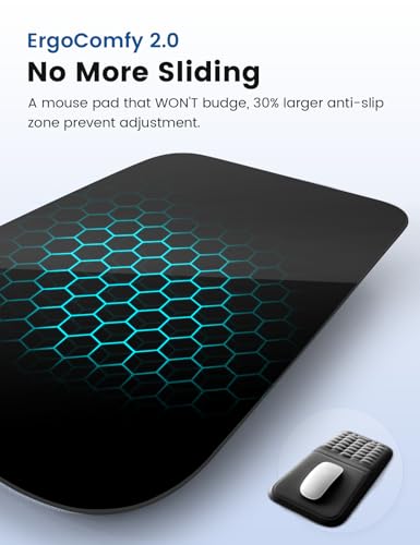 Vaydeer Ergonomic Mouse Pad with Wrist Rest – Memory Foam Mouse Pad with Wrist Support & Massage Bulge, Non-Slip PU Base, Relieves Carpal Tunnel Pain – Ideal Mouse Wrist Rest for Office & Home - color: A1 Rose Pink and White