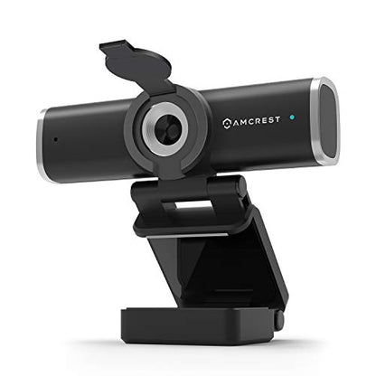 Amcrest 1080P Webcam with Microphone for Desktop, Web Cam Computer Camera, Streaming HD USB Web Camera for Laptop & PC with Privacy Cover, Wide Angle Lens, Superior Low Light (AWC195-B)