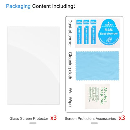 Lokyoo 3-Pack Screen Protector for MSI Claw 8 AI+ Handheld Game Console | Transparent HD Clear, Anti-Scratch, High Touch Sensitivity, for MSI Claw 8 AI+