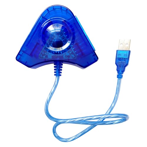 2 in 1 Dual PSX PS1 PS2 to PS3 PC Laptop USB Controller Converter Adapter | Blue