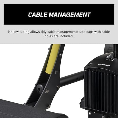 Fanatec Sim Racing CSL Cockpit V1.5 – Strong and Lightweight, Steel-Reinforced Aluminum Frame, Universal Wheelbase Mounting Bracket, GT Driving Position, Easy Assembly – Black