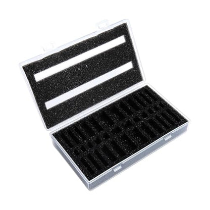 predolo 1/64 1/87 Miniature Figure Box 36 Slot Portable Dustproof Protection Box