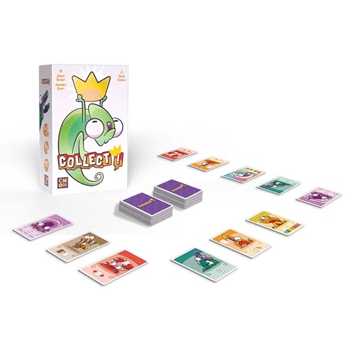 Collect! Card Game | Fast-Paced Animal Strategy & Bluffing Game, Easy to Learn Jungle-Themed Fun for Kids & Adults, Ages 8+, 2-5 Players, 15 Mins