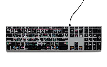 KB Covers - Dorico Backlit Pro Aluminum Keyboard - macOS - US | Music Composition & Notation | Music Scoring Shortcuts | Keyboard for Musicians & arrangers - style: Mac