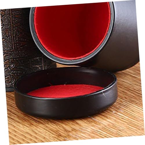BESPORTBLE 5pcs Dice Cup Bottom Holder Plush Leather Accessory Dice Shaker Tray Cup Base Replacement Storage Lid Holders
