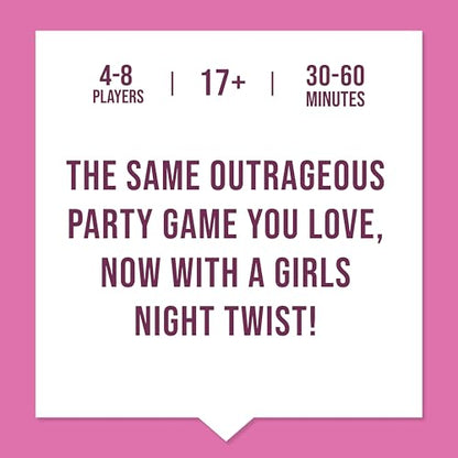 Never Have I Ever - The Ultimate Party Game for Bachelorette Parties, Ladies’ Nights, Girlfriends’ Game Nights, and Social Gatherings | Paddles Included | Intended for Mature Adult Women Ages 17+ - style: Bachelorette