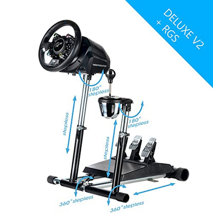 Wheel Stand Pro SuperG Wheel Stand with RGS shifter mount Compatible With Logitech G29 G923 G920 G27 G25 Wheels, Deluxe, Wheel and Pedals Not included.