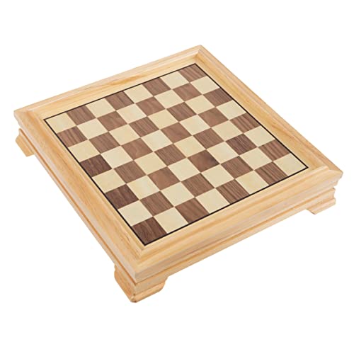 Board Game Set - Deluxe 7-in-1 Classic Board Games - Wood Gaming Center with Storage - Chess, Backgammon, Dominos, Checkers, Dice Set, Cribbage Board, and Playing Cards by Trademark Games - style: 7-in-1 Deluxe