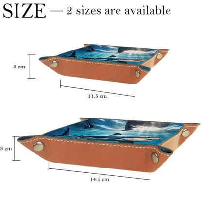 Underwater Shark Dice Tray Dice Rolling Tray Folding Dice Holder for Dice Games, Like RPG, DND and Other Table Games - color: Multi 13